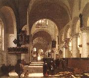 Emmanuel de Witte Interior of a Church oil painting